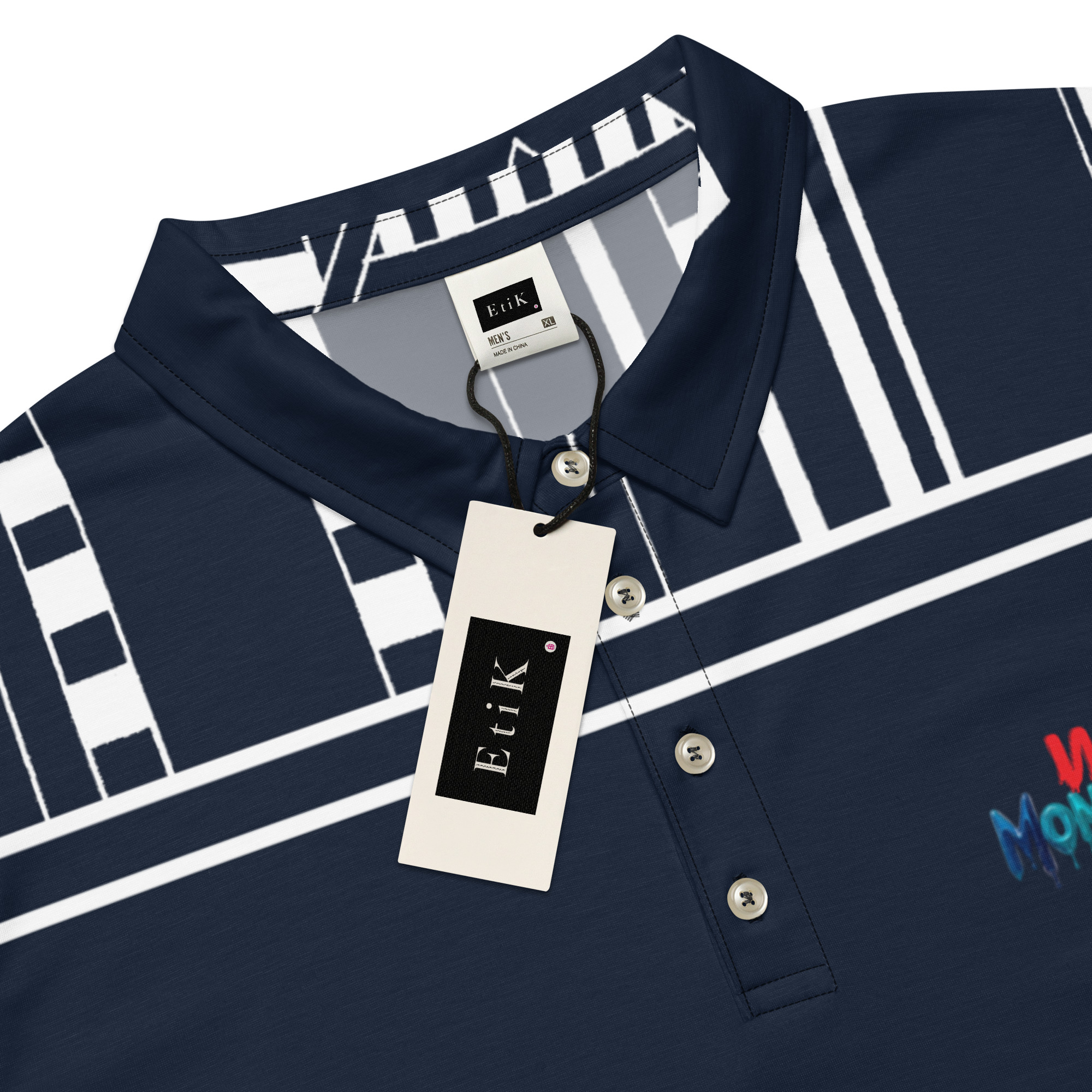 Polo ajustado para hombre ETIK - Imagen 7