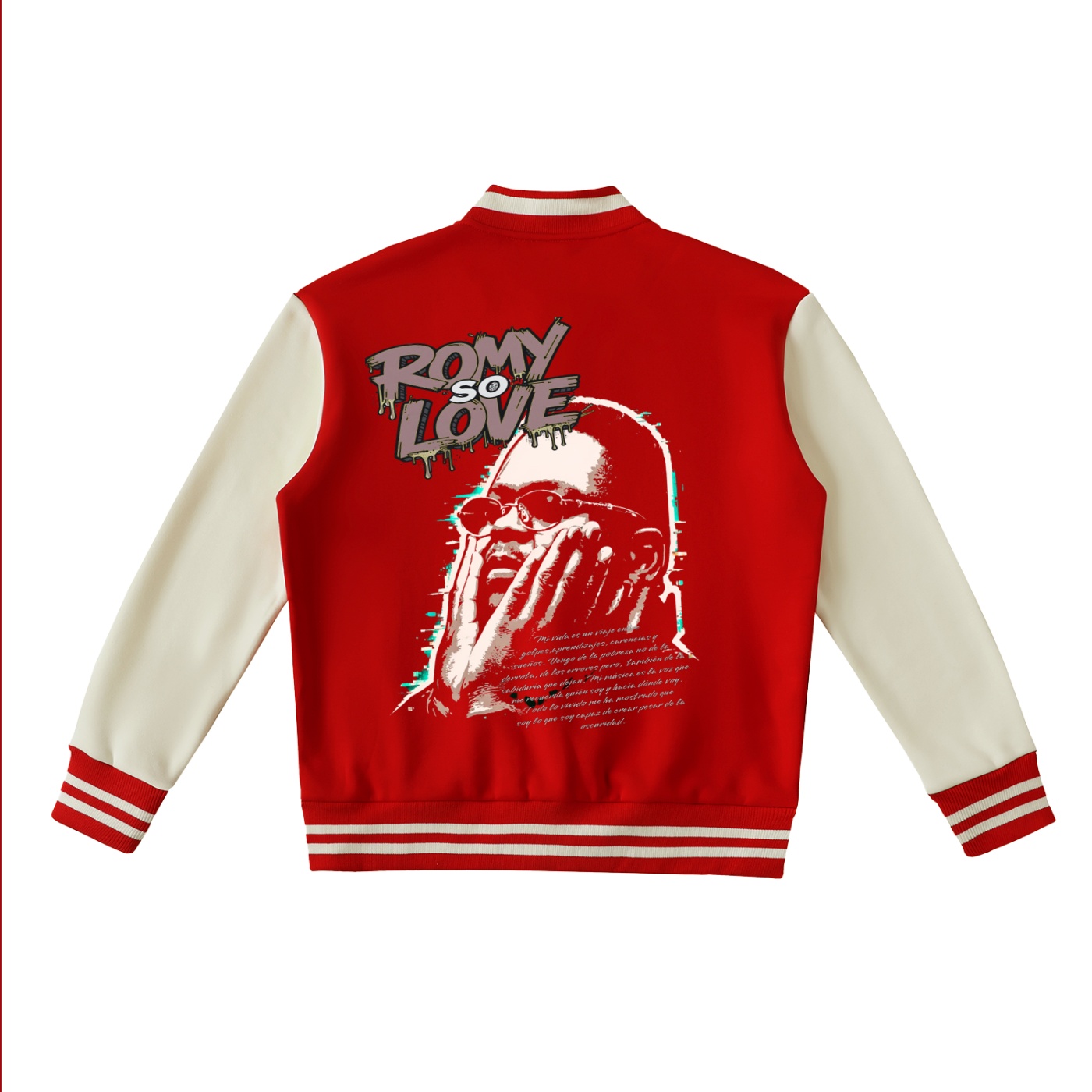 Two-Tone Fleeced Varsity Jacket by ETIK en honor a ROMY SO LOVE - Imagen 7