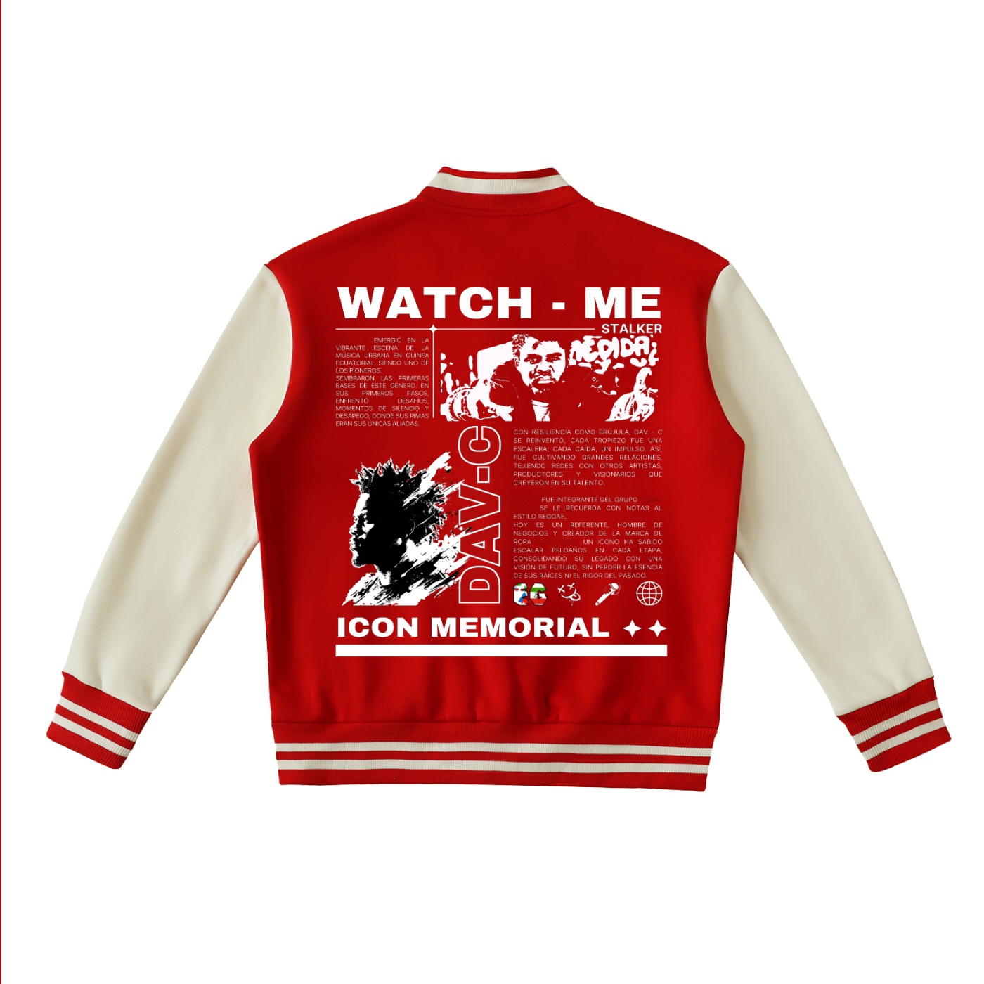 Two-Tone Fleeced Varsity Jacket by ETIK en colaboración con DAV-C - Imagen 4