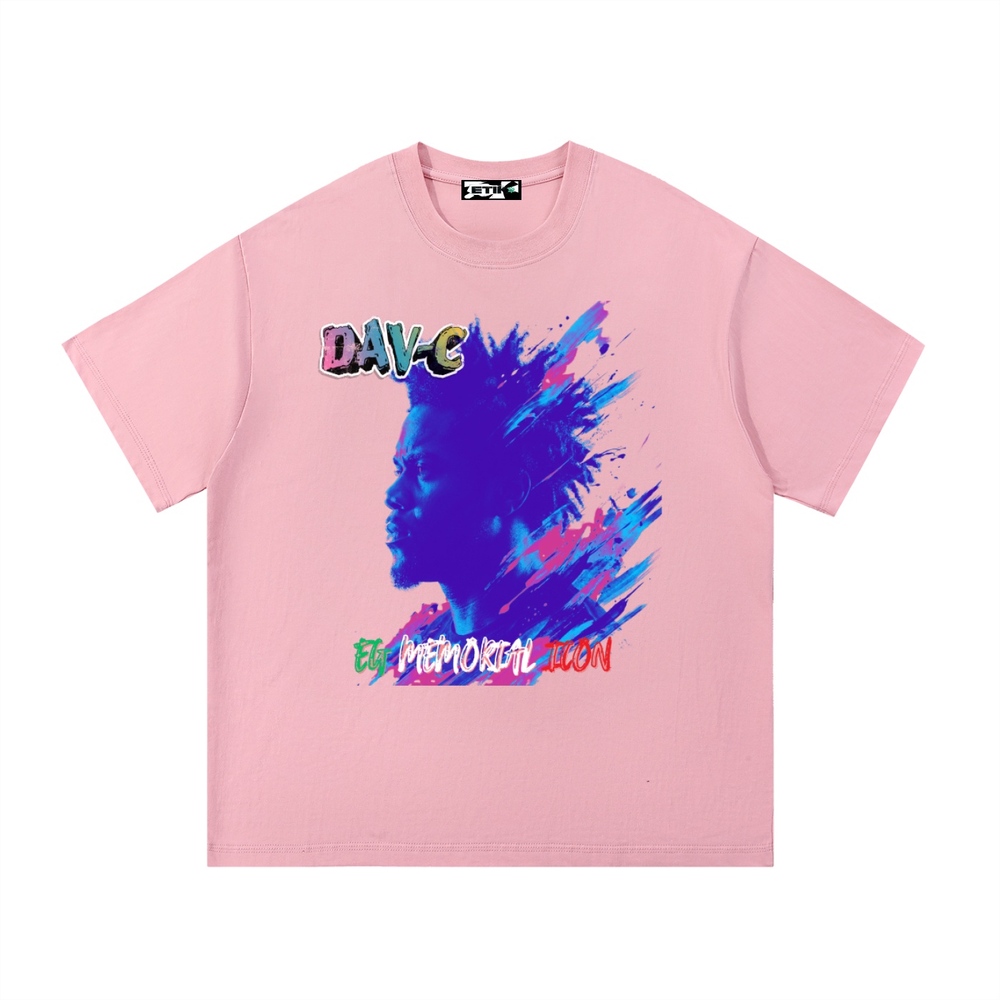 DAV-C Essential Cotton T-Shirt by ETIK left side face