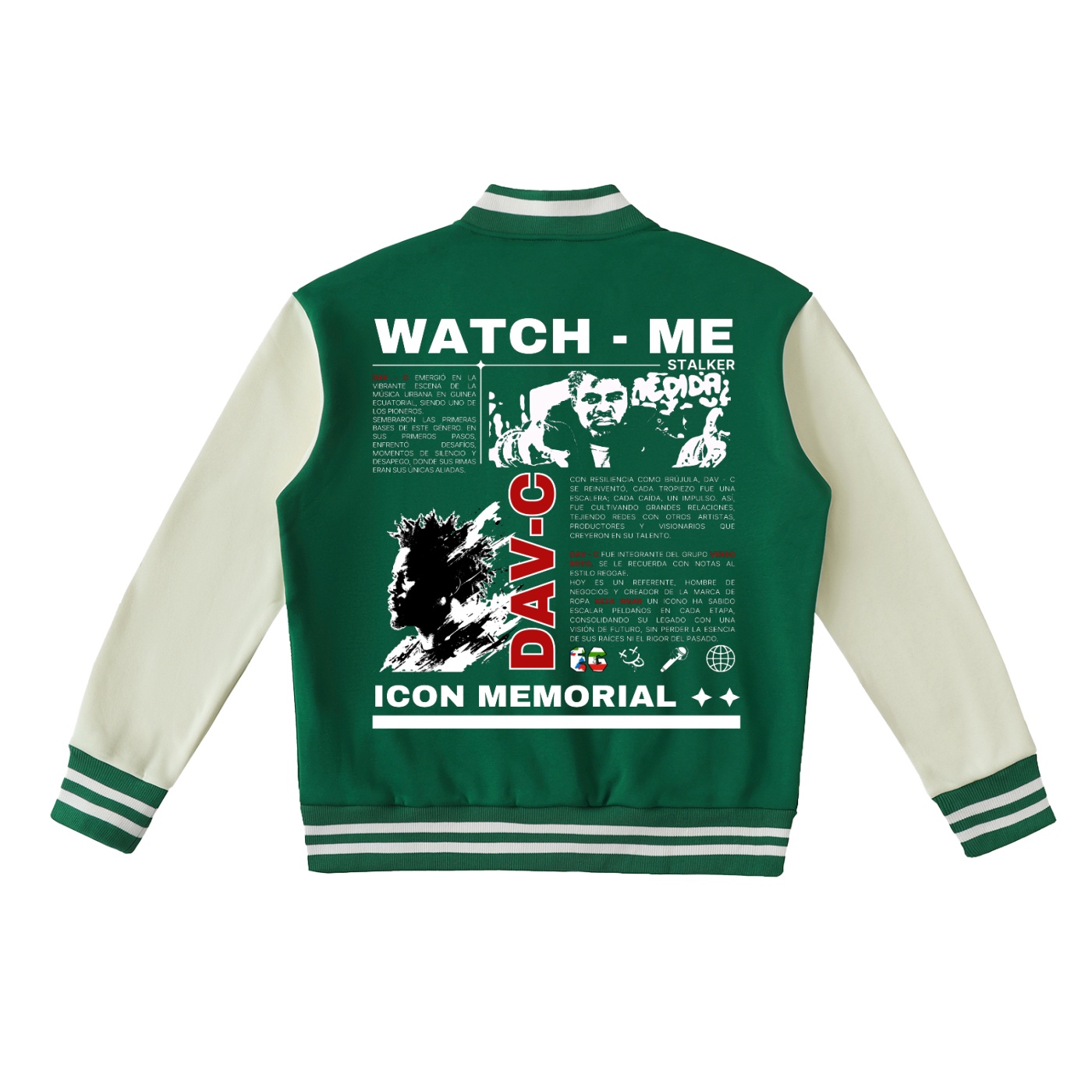 Two-Tone Fleeced Varsity Jacket by ETIK en colaboración con DAV-C - Imagen 6