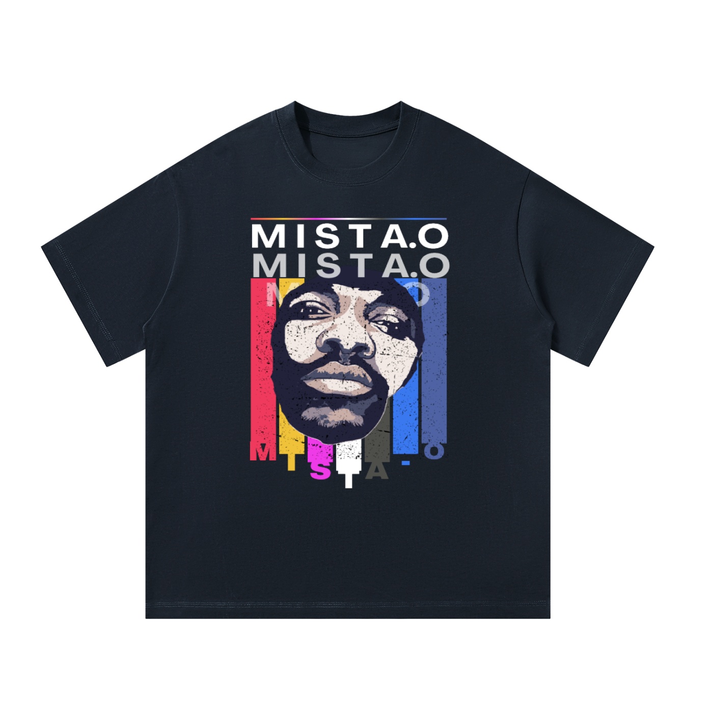 Mista O colección colores oscuoros Unisex Oversized T-Shirt by ETIK - Imagen 2