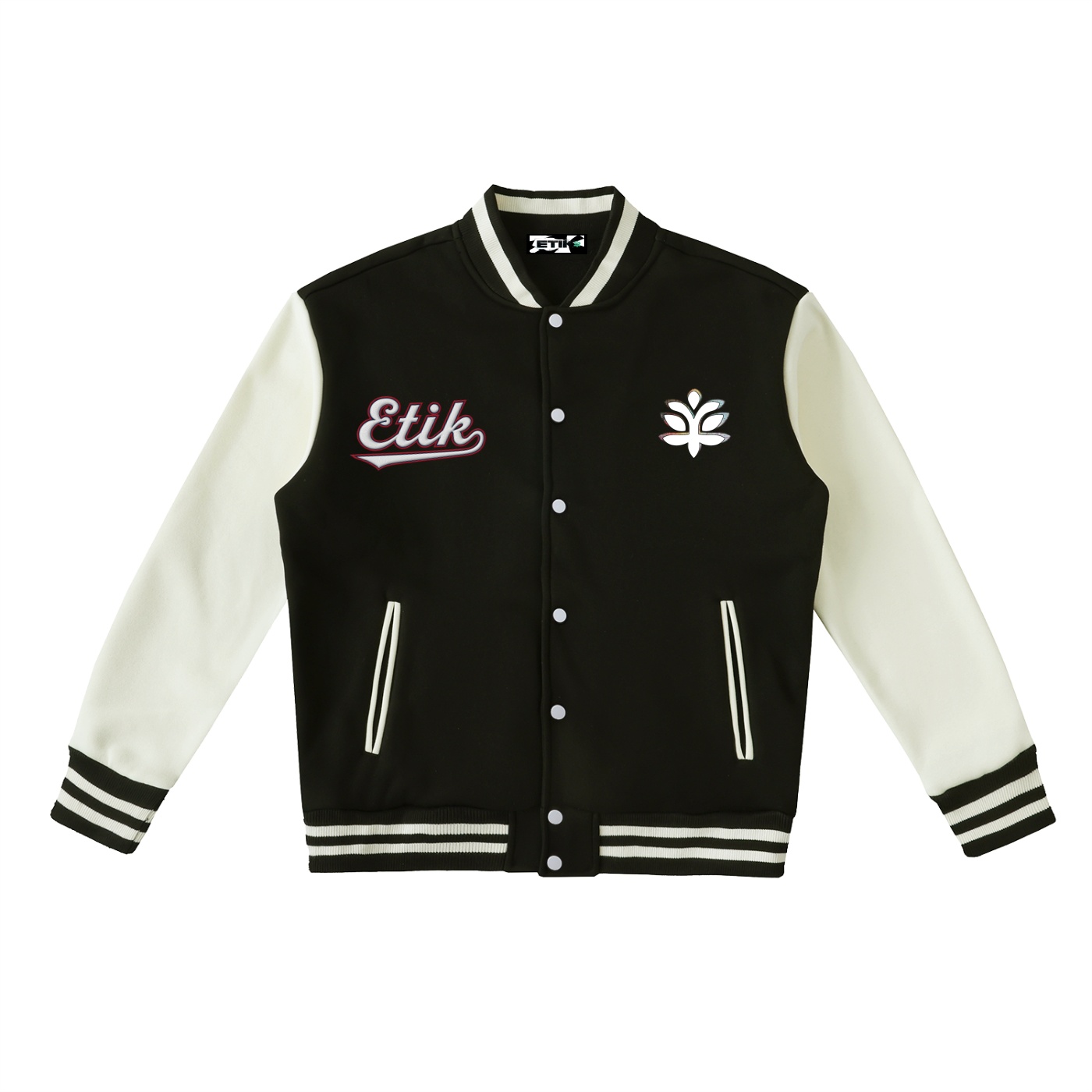 Two-Tone Fleeced Varsity Jacket by ETIK en colaboración con DAV-C - Imagen 2