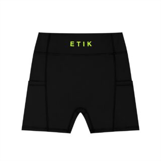 Women's High-Waisted Pocket Biker Shorts by ETIK