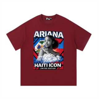 Ariana Haiti limited colection Essential Cotton T-Shirt by ETIK