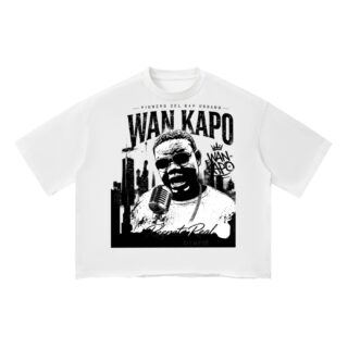 Wan Kapo E.M Unisex Vintage Wash Boxy T-Shirt by ETIK