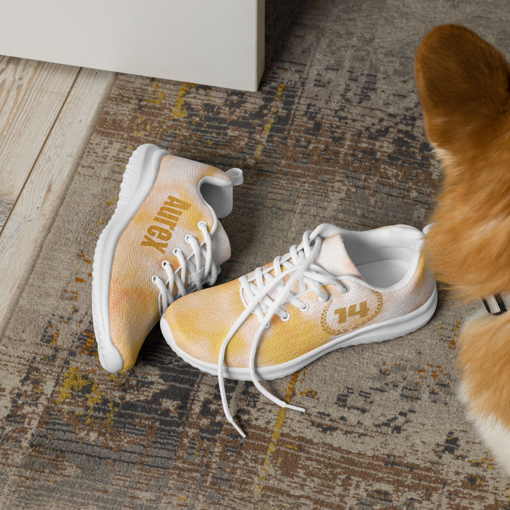 Zapatillas Deportivas Aurex Naranjas Para Hombre y Niño - Imagen 3