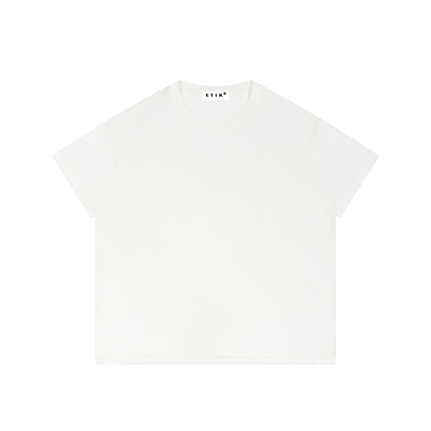 ETIK Men’s Sheer Lyocell Blend Boxy T-Shirt - Imagen 2