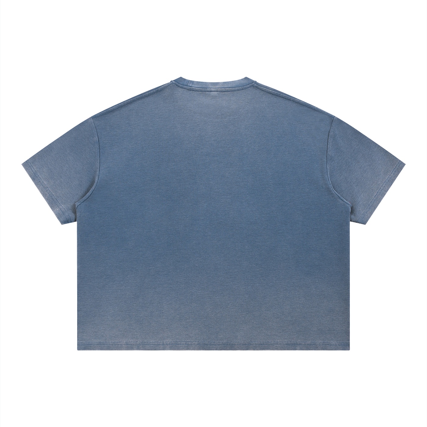 ETIK identity Unisex Vintage Wash Sunfade Boxy Waffle T-Shirt - Imagen 8