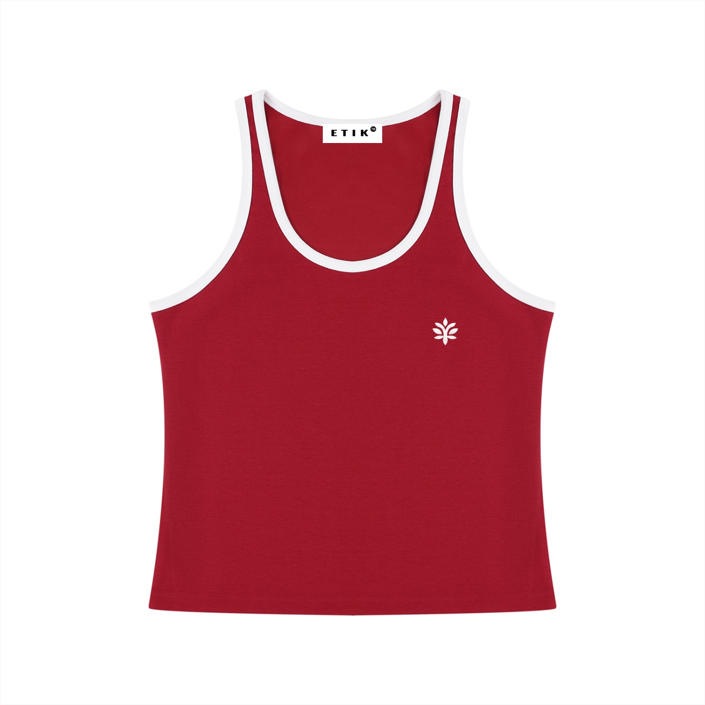 Basic Women's Color Block Cropped Tank Top by ETIK