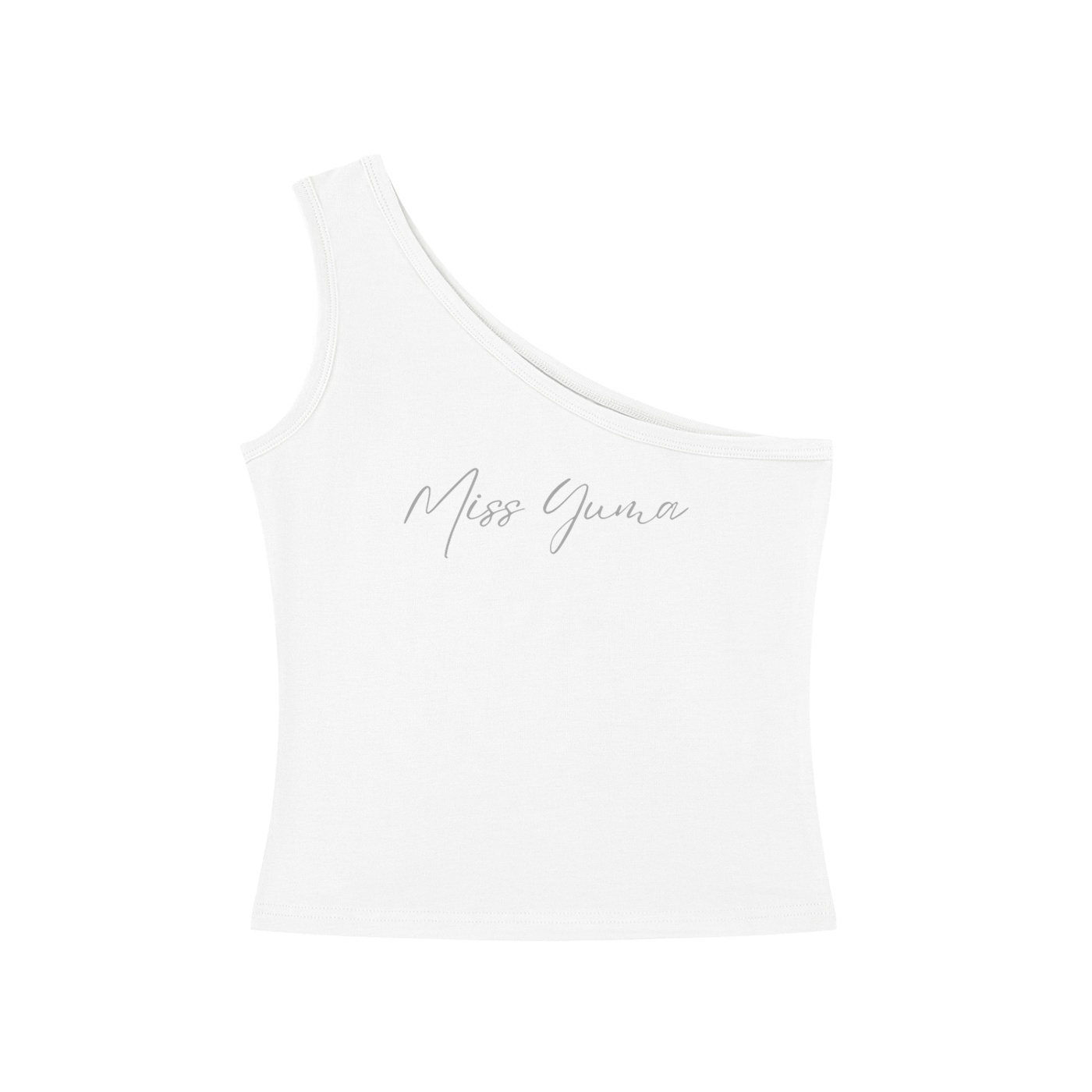 Miss Yuma Women's One-Shoulder Crop T-Shirt by ETIK - Imagen 11