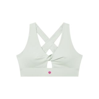 Women's Twist Front V-Neck Sports Bra by ETIK