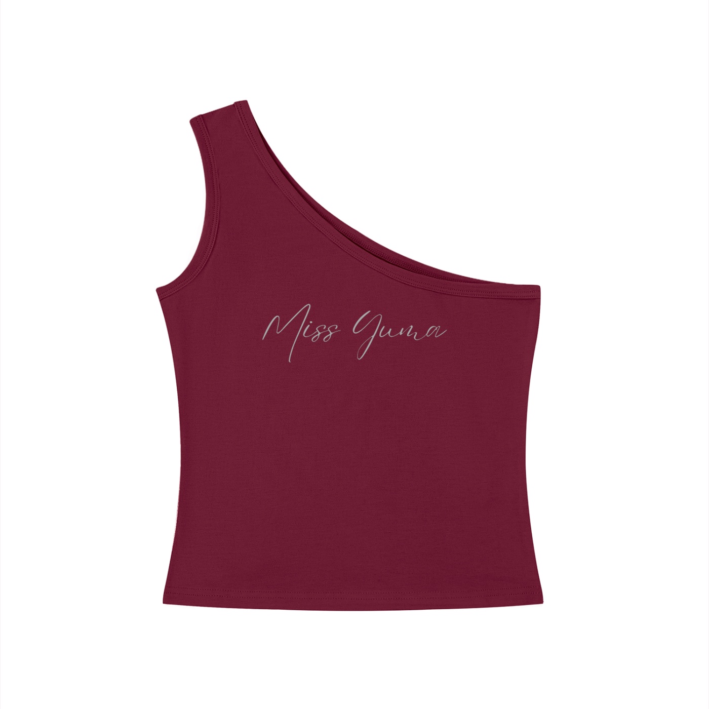Miss Yuma Women's One-Shoulder Crop T-Shirt by ETIK - Imagen 3