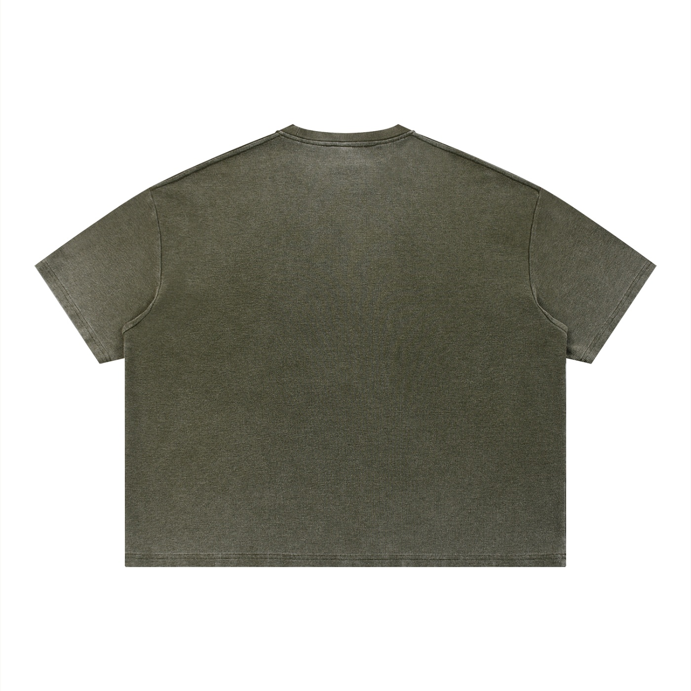 ETIK identity Unisex Vintage Wash Sunfade Boxy Waffle T-Shirt - Imagen 10