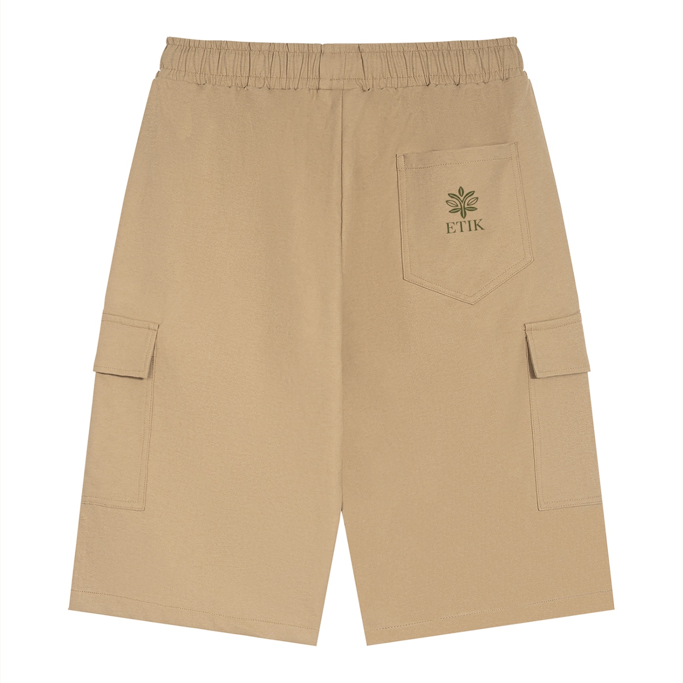 ETIK Unisex Drawstring Cargo Shorts - Imagen 3