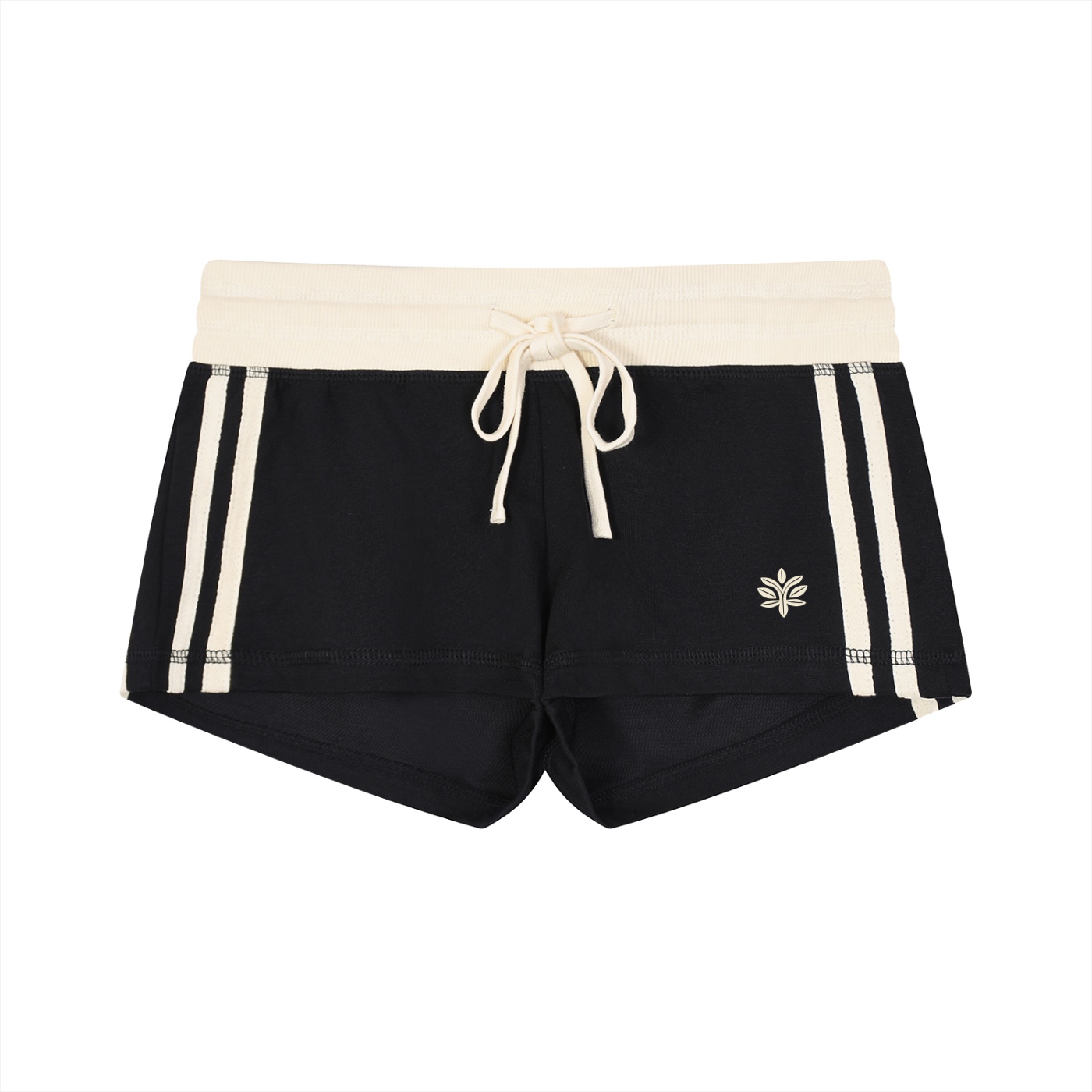 Basic ETIK Women's Contrast Stripe Track Shorts - Imagen 3