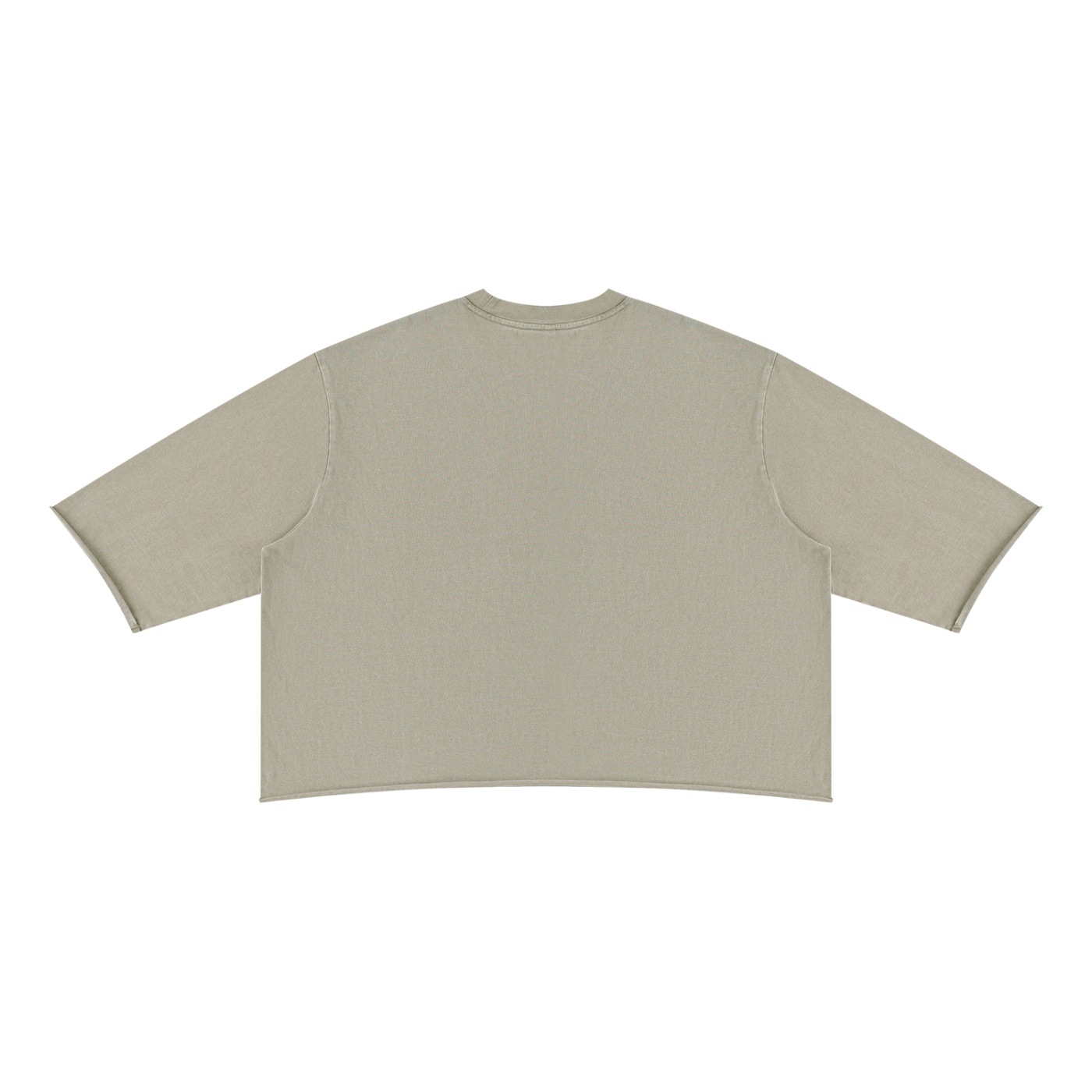 Unisex Mineral Wash Raw Hem Boxy T-Shirt be kind by ETIK - Imagen 2