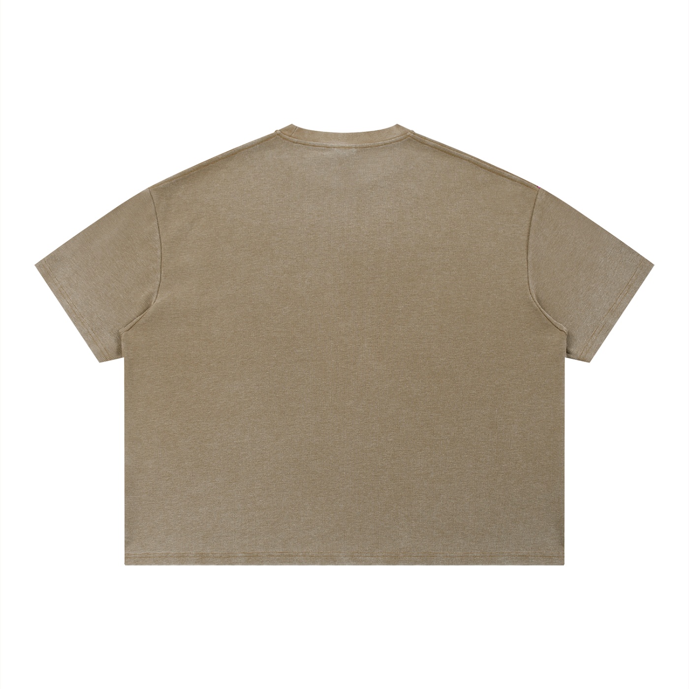 ETIK identity Unisex Vintage Wash Sunfade Boxy Waffle T-Shirt - Imagen 5