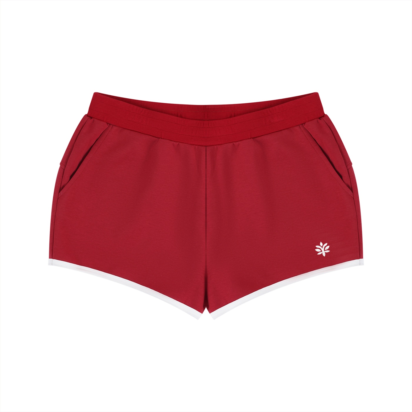 Basics Women's Retro Contrast Binding Shorts by ETIK