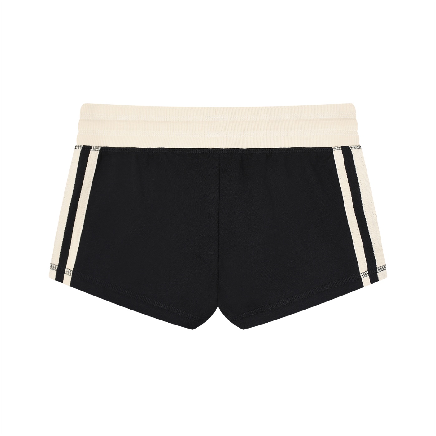 Basic ETIK Women's Contrast Stripe Track Shorts - Imagen 4