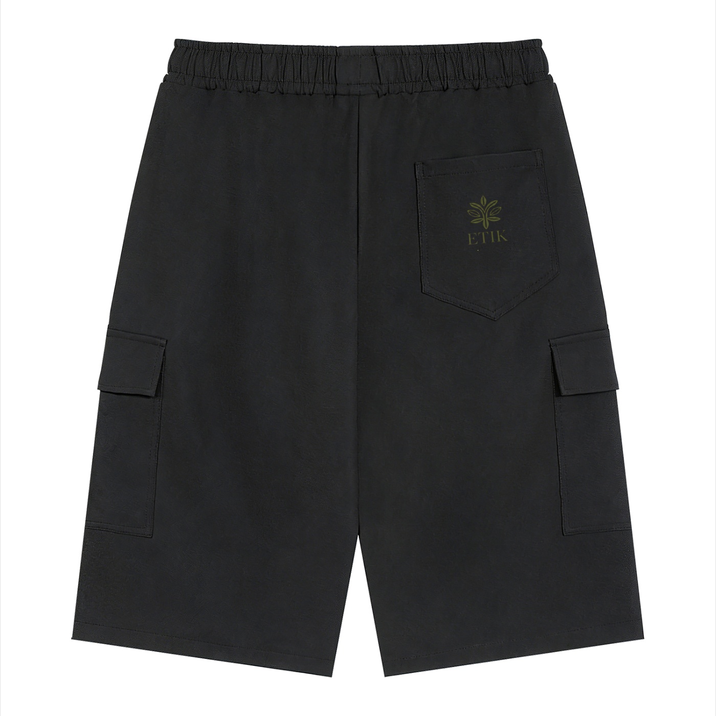 ETIK Unisex Drawstring Cargo Shorts - Imagen 4