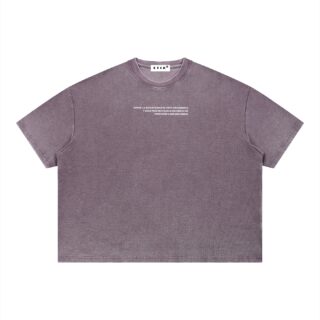 ETIK identity Unisex Vintage Wash Sunfade Boxy Waffle T-Shirt