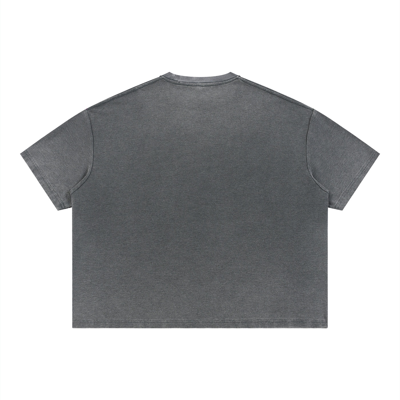 ETIK identity Unisex Vintage Wash Sunfade Boxy Waffle T-Shirt - Imagen 12