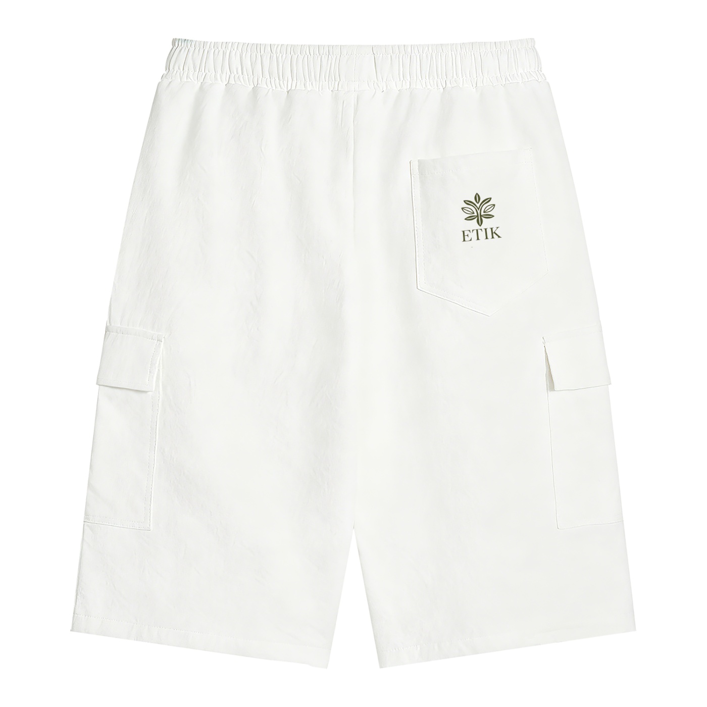 ETIK Unisex Drawstring Cargo Shorts - Imagen 6
