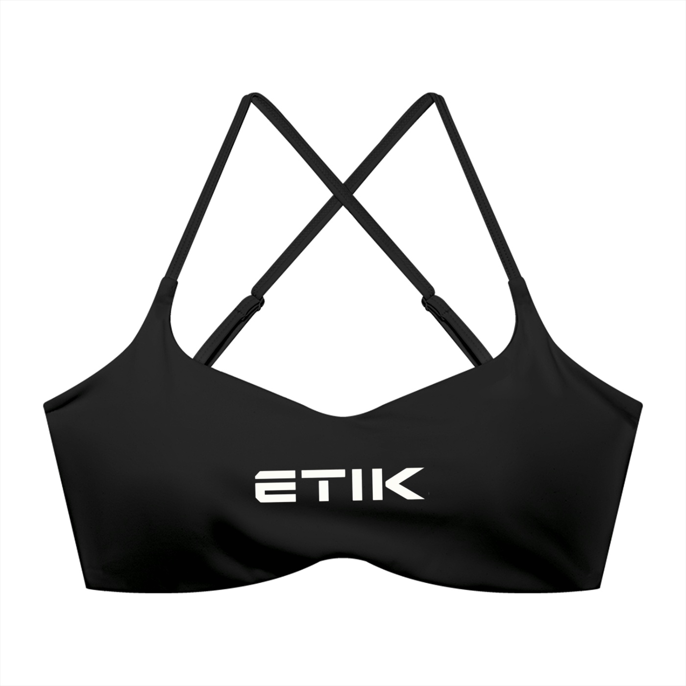 Women's Cropped Sports Bra by ETIK - Imagen 2