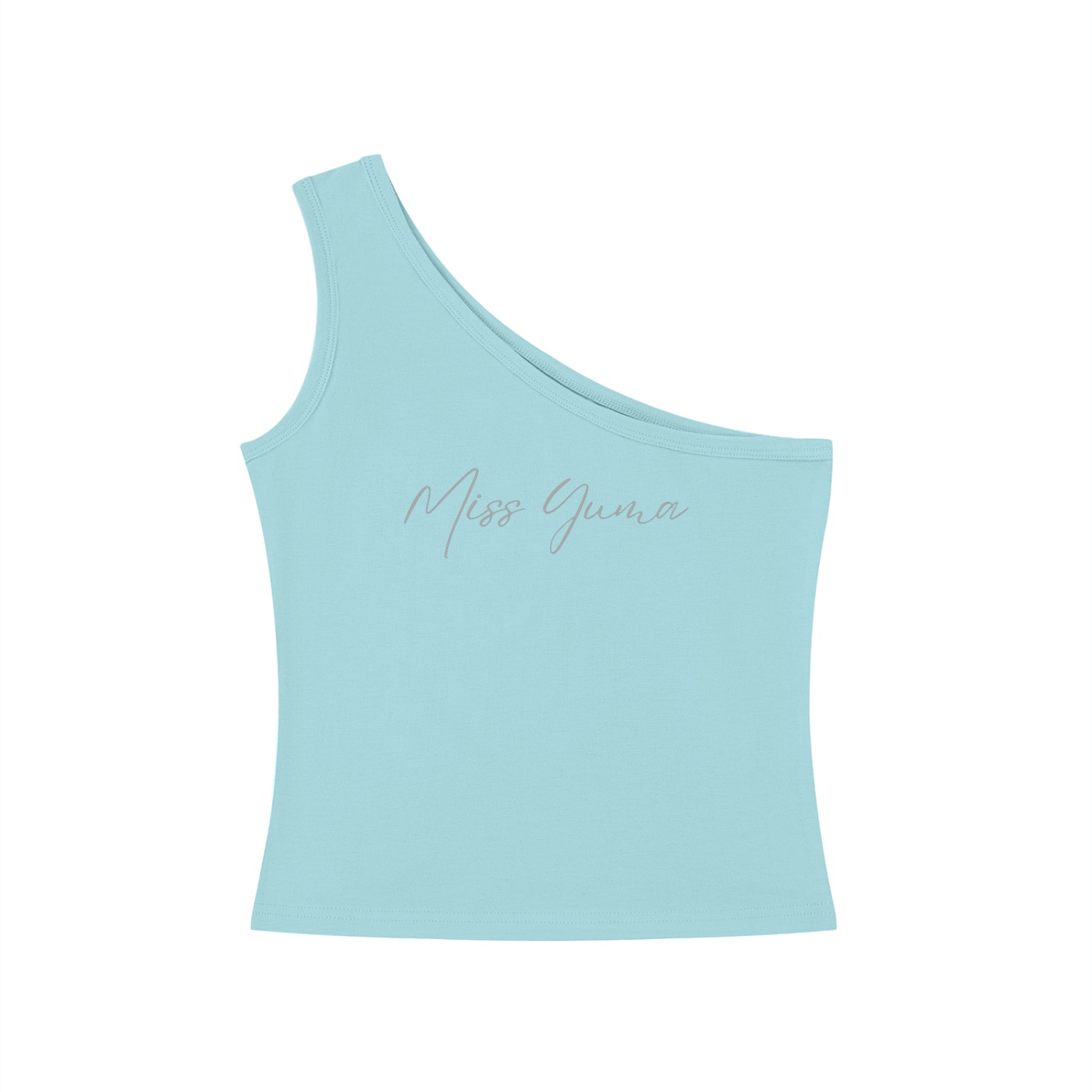 Miss Yuma Women's One-Shoulder Crop T-Shirt by ETIK - Imagen 7