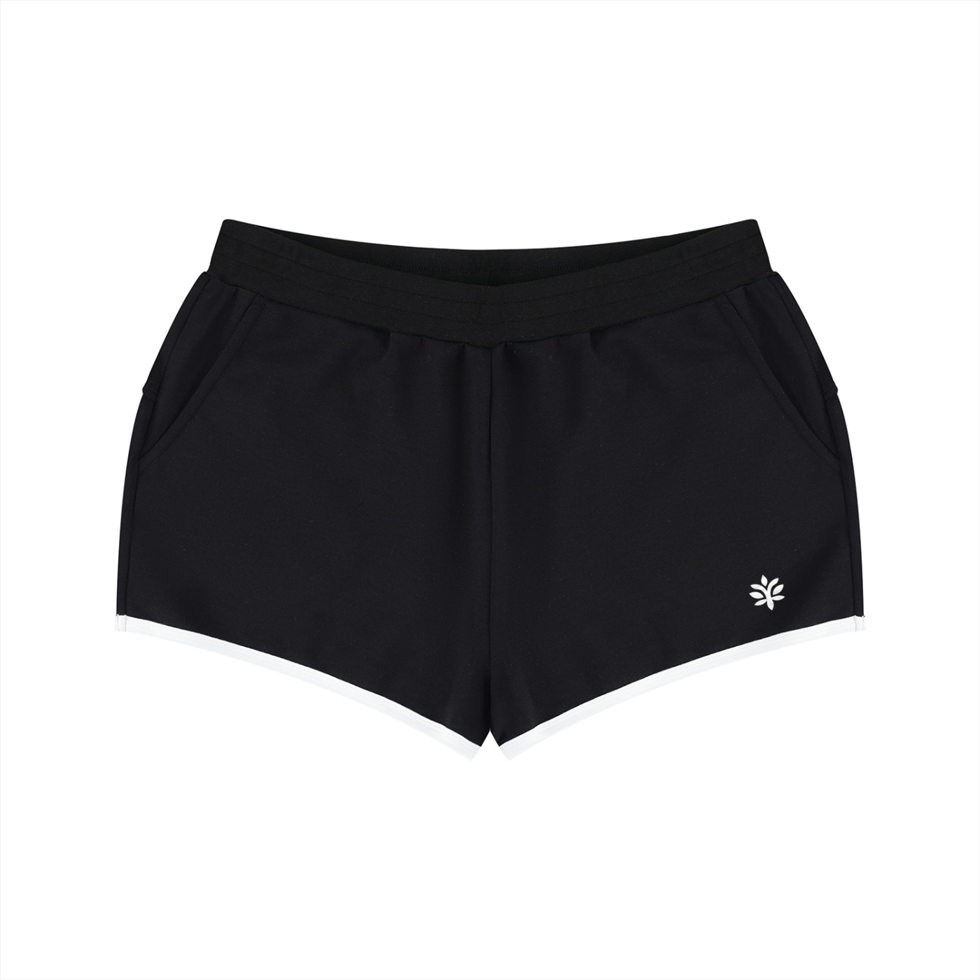Basics Women's Retro Contrast Binding Shorts by ETIK - Imagen 2