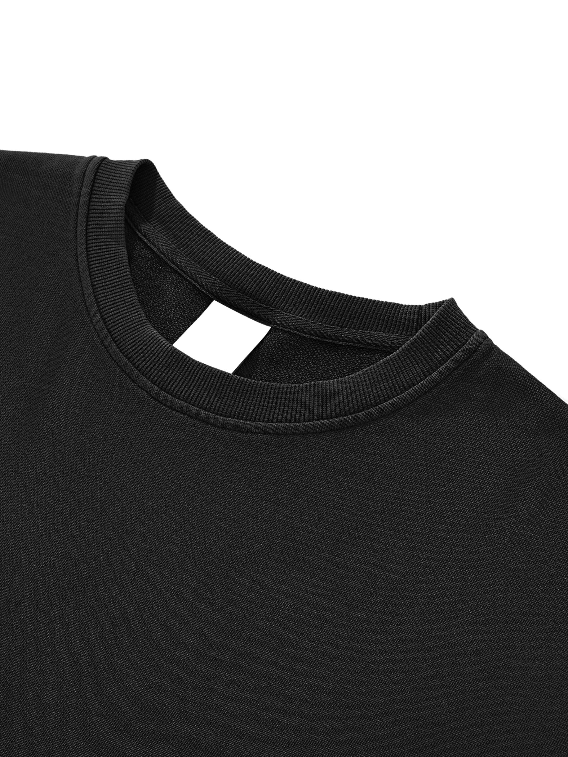 YUMA by ETIK Snow Washed Raw Edge Crop Top - Imagen 5