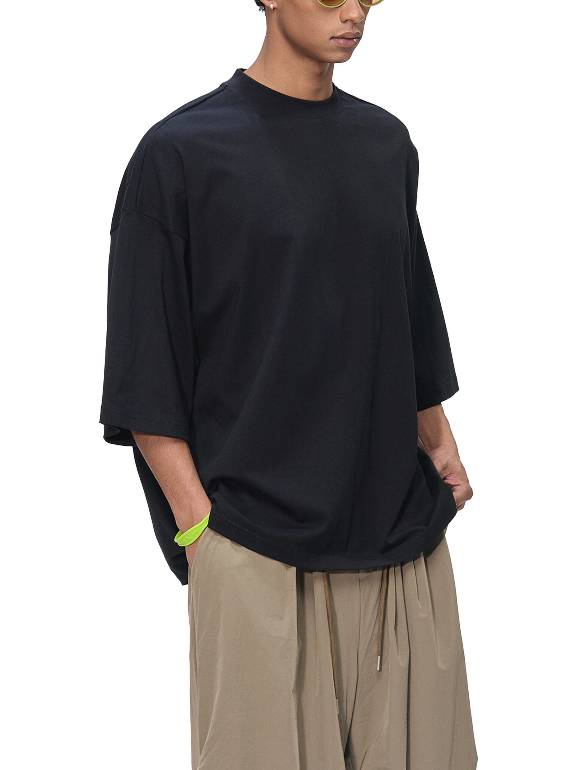 ETIK Oversized Drop Shoulder T-Shirt - Imagen 11
