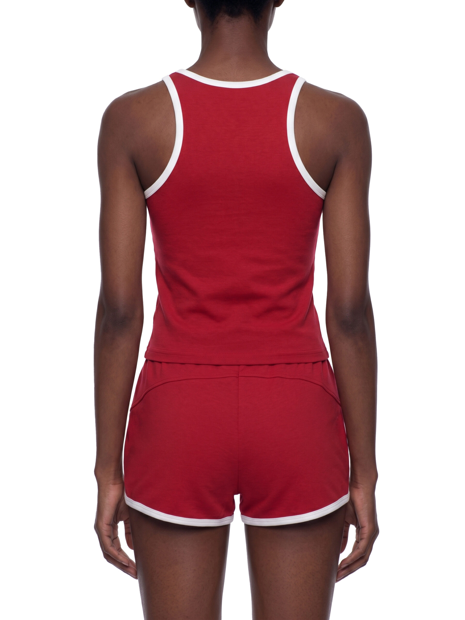 Basic Women's Color Block Cropped Tank Top by ETIK - Imagen 8