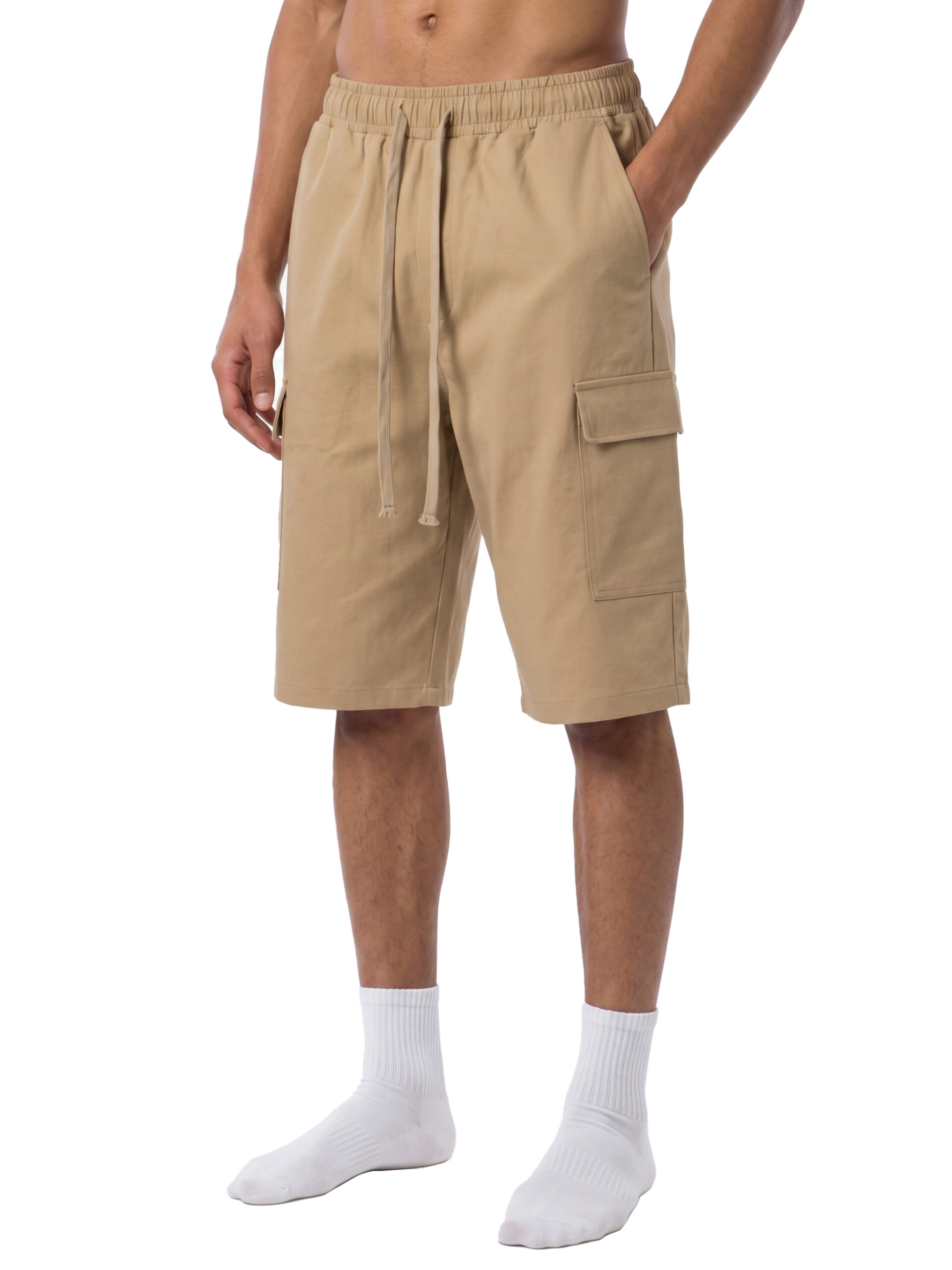 ETIK Unisex Drawstring Cargo Shorts - Imagen 7