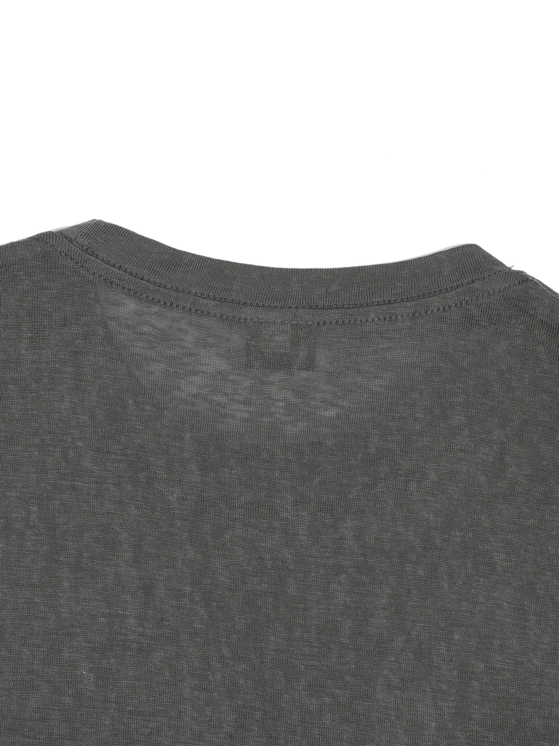 ETIK Men’s Sheer Lyocell Blend Boxy T-Shirt - Imagen 9