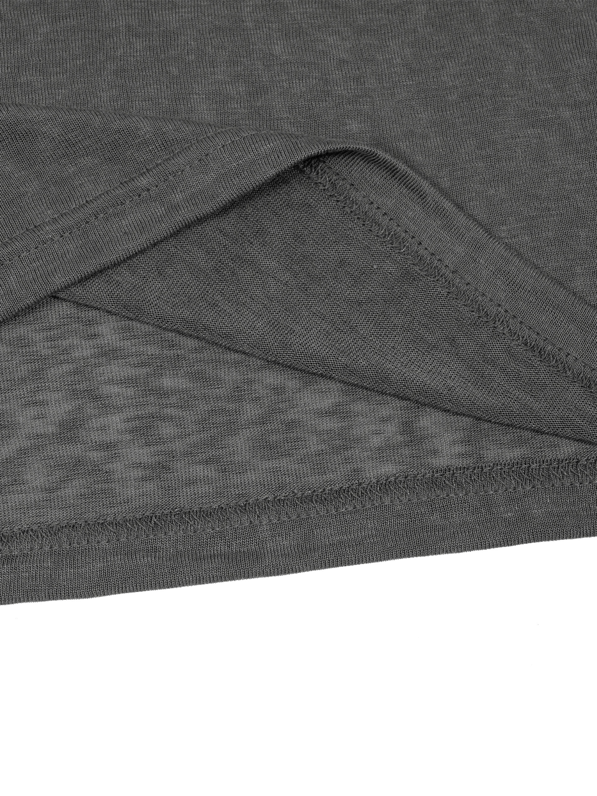 ETIK Men’s Sheer Lyocell Blend Boxy T-Shirt - Imagen 10