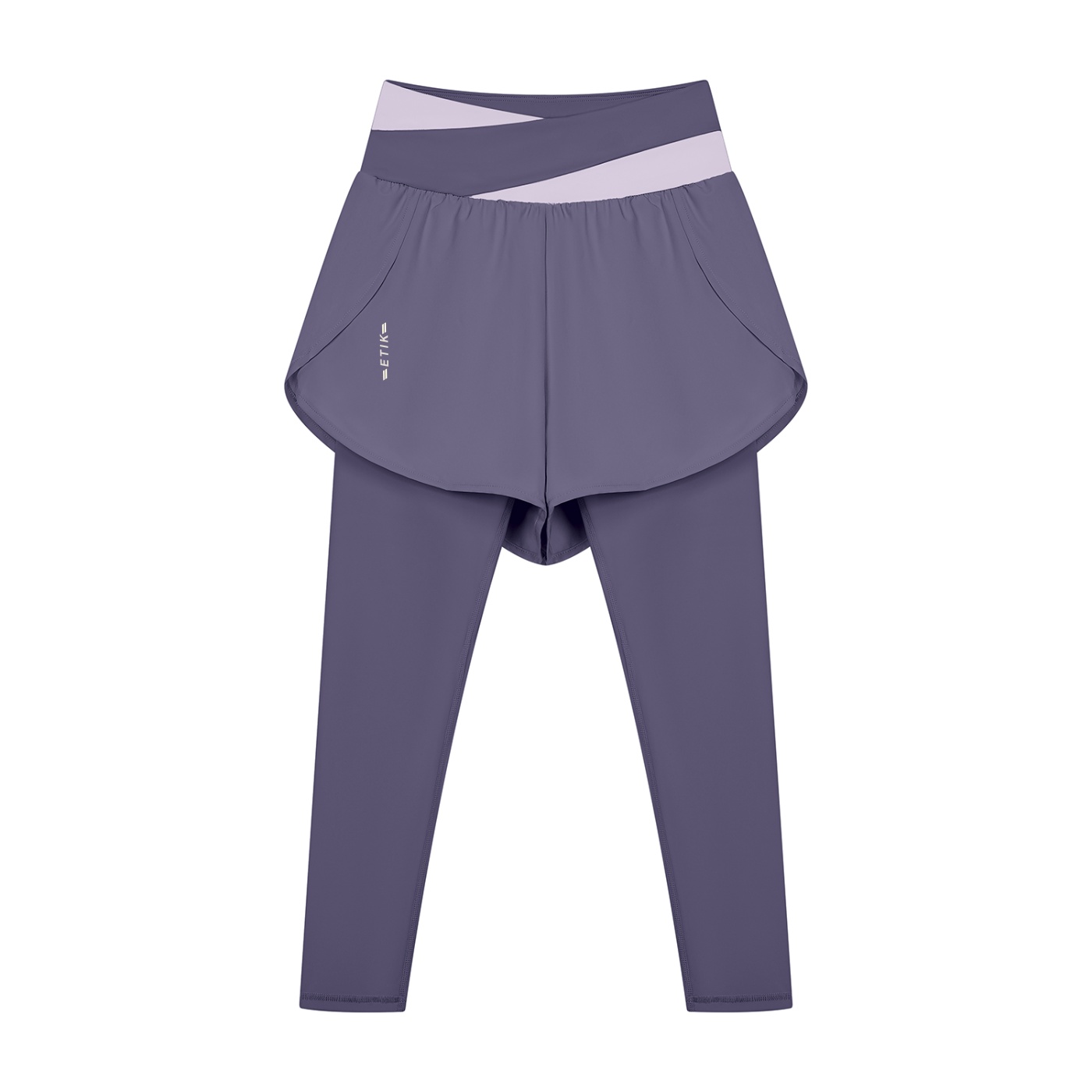 ETIK Women's Paneled High Waisted Yoga Leggings - Imagen 9